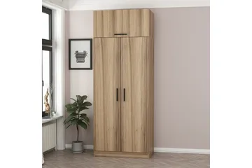 Fruitland Garderob 90 cm - Ek - Förvaring - Klädförvaring - Garderob & garderobssystem