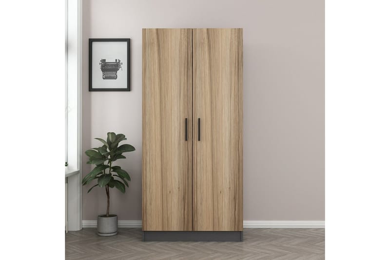 Fruitland Garderob 90 cm - Ek - Förvaring - Klädförvaring - Garderob & garderobssystem