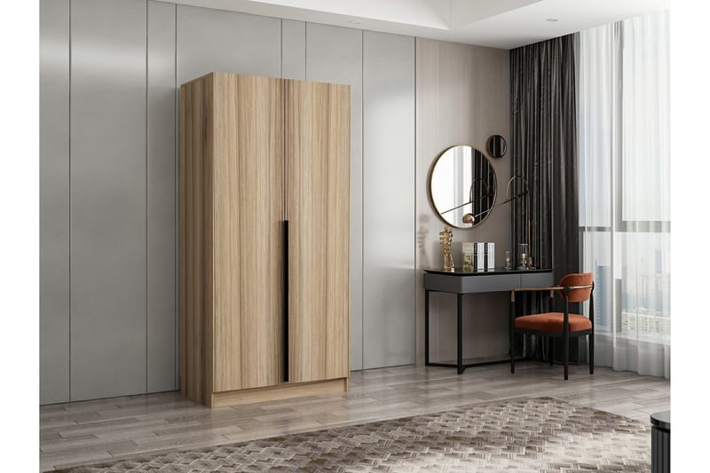 Fruitland Garderob 90 cm - Ek - Förvaring - Klädförvaring - Garderob & garderobssystem
