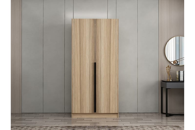 Fruitland Garderob 90 cm - Ek - Förvaring - Klädförvaring - Garderob & garderobssystem