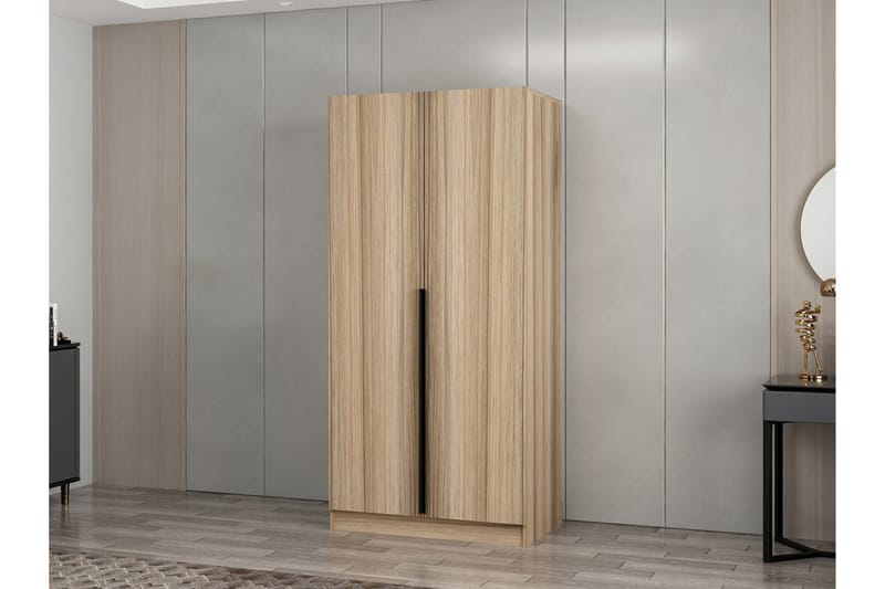 Fruitland Garderob 90 cm - Ek - Förvaring - Klädförvaring - Garderob & garderobssystem