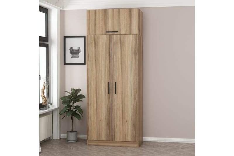 Fruitland Garderob 90 cm - Ek - Förvaring - Klädförvaring - Garderob & garderobssystem