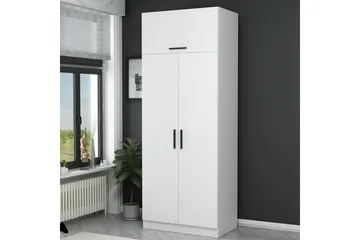Fruitland Garderob 90 cm i Trä - Vit - Förvaring - Klädförvaring - Garderob & garderobssystem