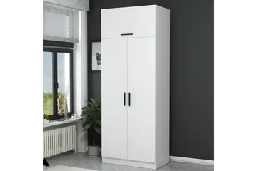 Fruitland Garderob 90 cm i Trä - Vit - Förvaring - Klädförvaring - Garderob & garderobssystem