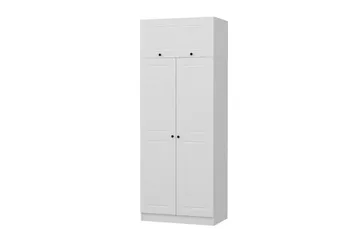 Fruitland Garderob 90 cm - Vit - Förvaring - Klädförvaring - Garderob & garderobssystem