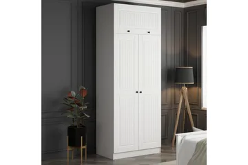 Fruitland Garderob 90 cm - Vit - Förvaring - Klädförvaring - Garderob & garderobssystem