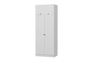 Fruitland Garderob 90 cm - Vit - Förvaring - Klädförvaring - Garderob & garderobssystem