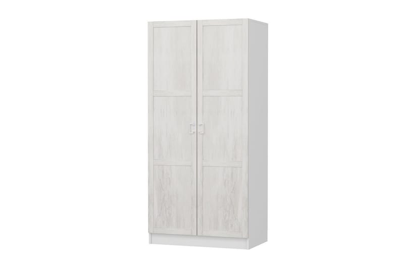 Fruitland Garderob 90 cm - Vit - Förvaring - Klädförvaring - Garderob & garderobssystem