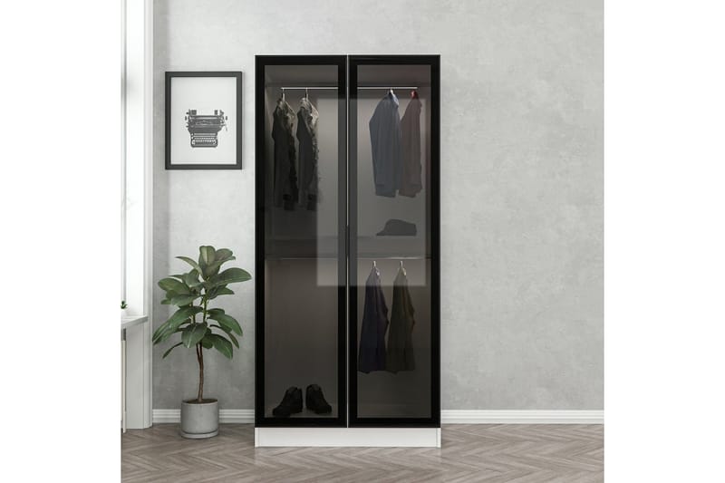 Fruitland Garderob 90 cm - Vit - Förvaring - Klädförvaring - Garderob & garderobssystem