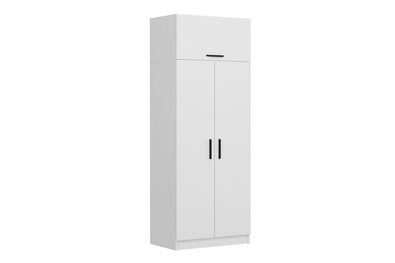 Fruitland Garderob 90 cm - Vit - Förvaring - Klädförvaring - Garderob & garderobssystem