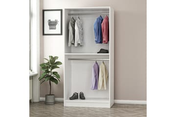 Fruitland Garderob 90 cm - Vit - Förvaring - Klädförvaring - Garderob & garderobssystem