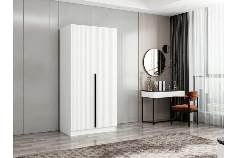 Fruitland Garderob 90 cm, Vit