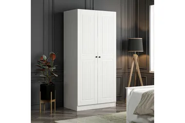 Fruitland Garderob 90 cm - Vit - Förvaring - Klädförvaring - Garderob & garderobssystem