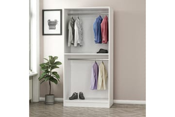 Fruitland Garderob 90 cm - Vit - Förvaring - Klädförvaring - Garderob & garderobssystem