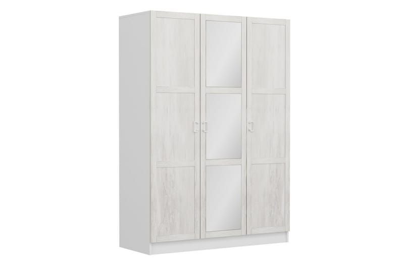 Fruitland Garderob med Spegel - Beige - Förvaring - Klädförvaring - Garderob & garderobssystem