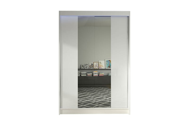 Garderob + LED - Vit/RGB LED - Förvaring - Klädförvaring - Garderob & garderobssystem