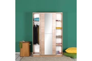 Garderob 120x182 cm - Natur - Förvaring - Klädförvaring - Garderob & garderobssystem