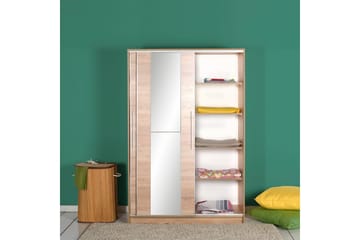 Garderob 120x182 cm - Natur - Förvaring - Klädförvaring - Garderob & garderobssystem