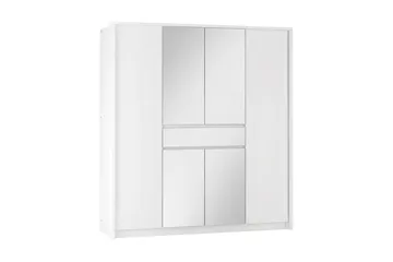Garderob 200 cm - Vit - Förvaring - Klädförvaring - Garderob & garderobssystem