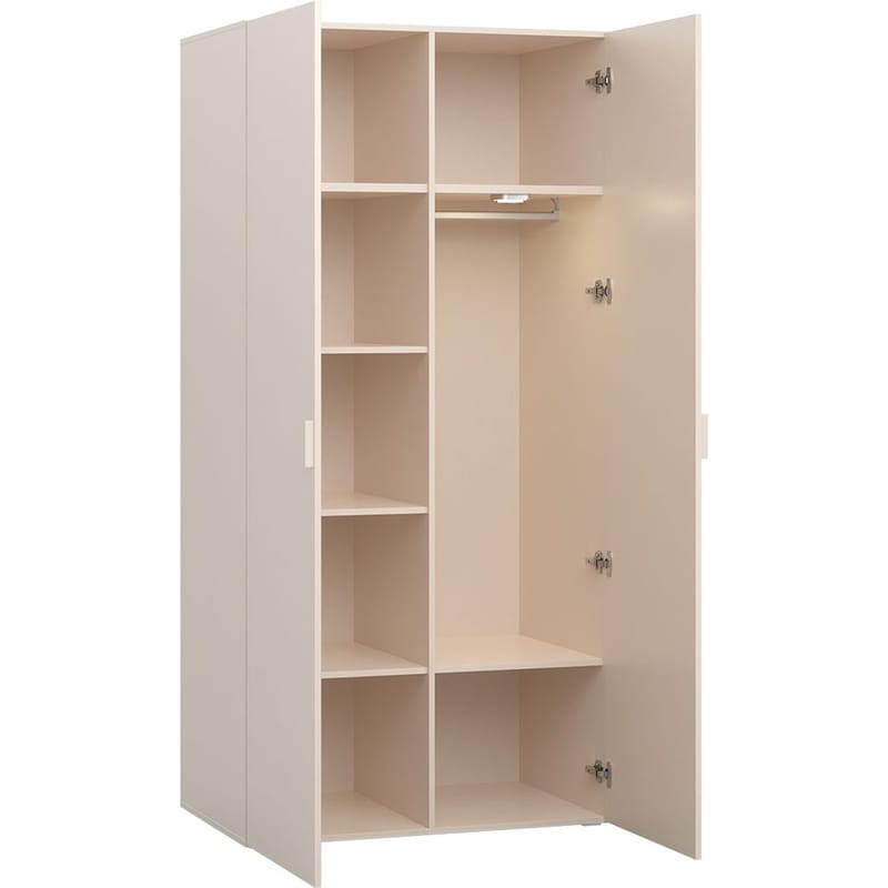 Garderob 4 You Fresh 2 Dörrar - Sandbeige - Förvaring - Klädförvaring - Garderob & garderobssystem - Klädskåp & fristående garderob