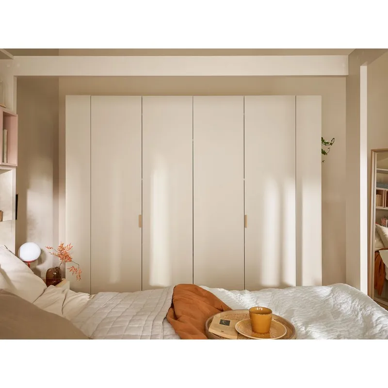 Garderob 4 You Fresh 4 Dörrar - Ek, 206 cm - Förvaring - Klädförvaring - Garderob & garderobssystem - Klädskåp & fristående garderob