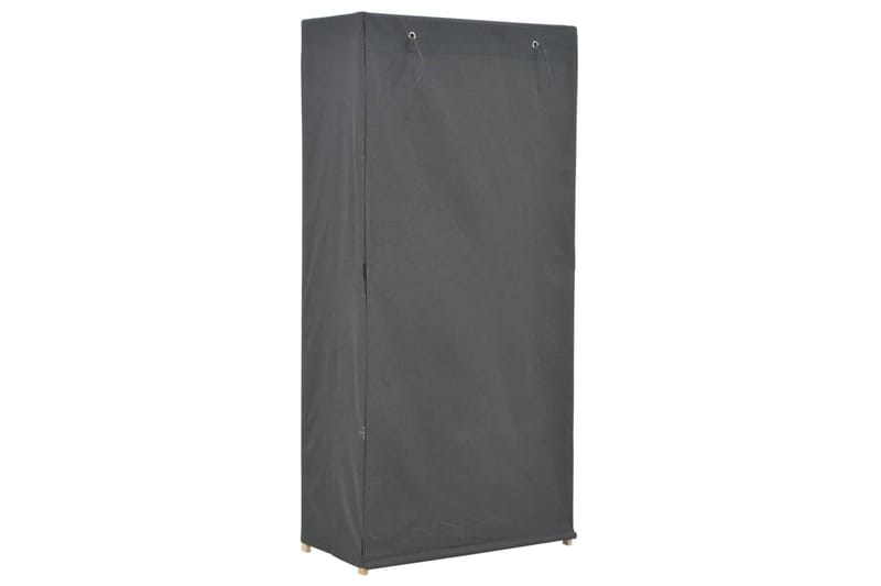 Garderob 79x40x170 cm grå tyg - Grå - Förvaring - Klädförvaring - Garderob & garderobssystem