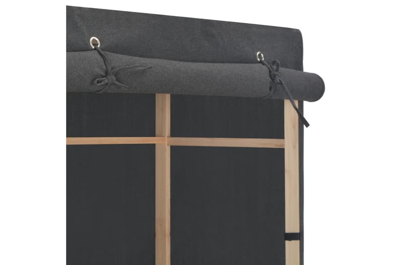 Garderob 79x40x170 cm grå tyg - Grå - Förvaring - Klädförvaring - Garderob & garderobssystem