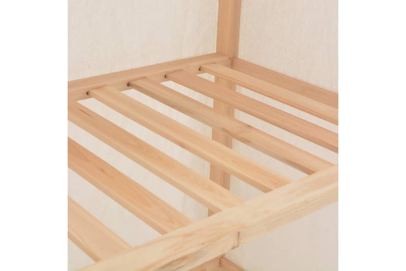 Garderob 79x40x170 cm vit tyg - Vit - Förvaring - Klädförvaring - Garderob & garderobssystem