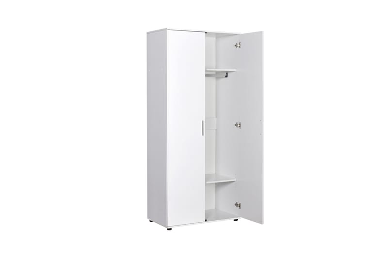 Garderob 80x187 cm - Vit - Förvaring - Klädförvaring - Garderob & garderobssystem