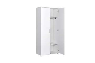 Garderob 80x187 cm - Vit - Förvaring - Klädförvaring - Garderob & garderobssystem