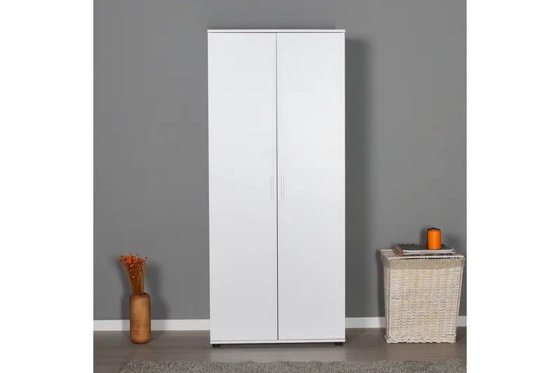 Garderob 80x187 cm - Vit - Förvaring - Klädförvaring - Garderob & garderobssystem