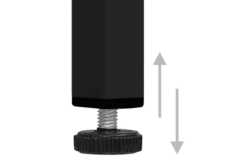 Garderob 90x50x180 cm svart stål - Svart - Förvaring - Klädförvaring - Garderob & garderobssystem
