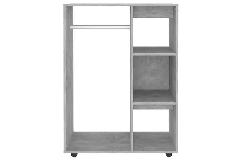 Garderob betonggrå 80x40x110 cm spånskiva - Betonggrå - Förvaring - Klädförvaring - Garderob & garderobssystem