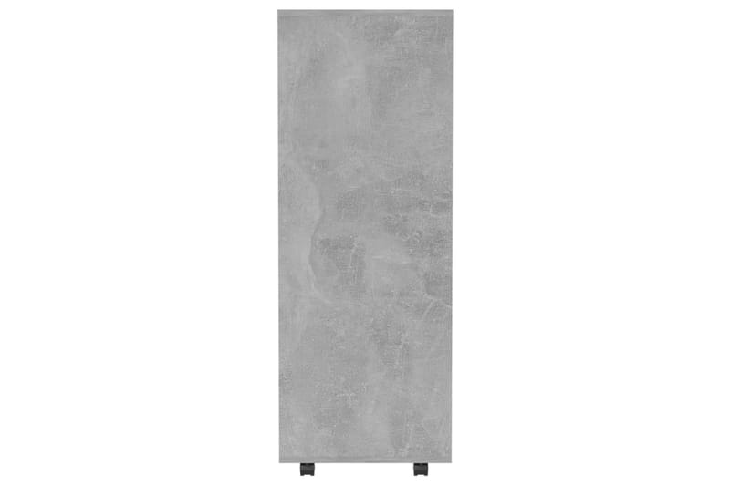 Garderob betonggrå 80x40x110 cm spånskiva - Betonggrå - Garderob & garderobssystem - Klädskåp & fristående garderob