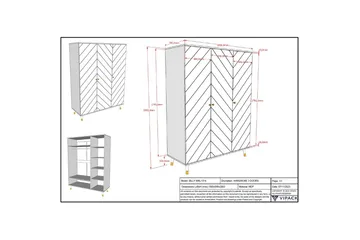 Garderob Billy Vit 3-dörrar - 3-dörrar - Förvaring - Klädförvaring - Garderob & garderobssystem