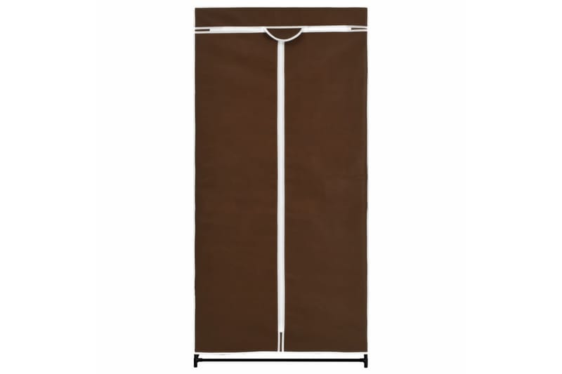 Garderob brun 75x50x160 cm - Brun - Förvaring - Klädförvaring - Garderob & garderobssystem