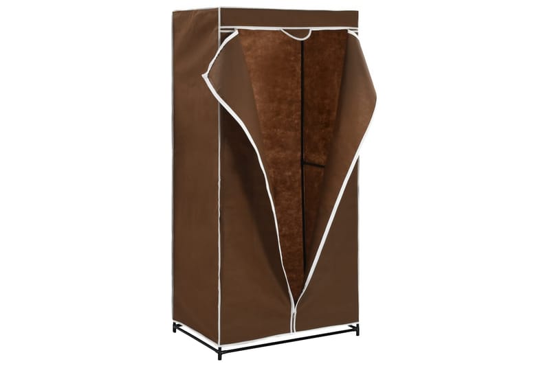 Garderob brun 75x50x160 cm - Brun - Garderob & garderobssystem - Klädskåp & fristående garderob
