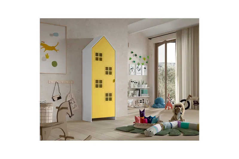 Garderob Casami Brygge Gul - Gul - Förvaring - Klädförvaring - Garderob & garderobssystem