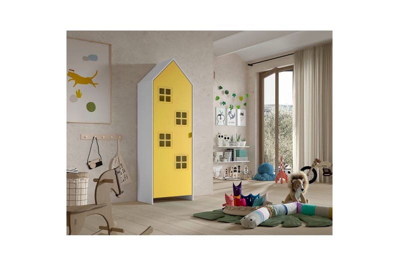 Garderob Casami Brygge Gul - Gul - Förvaring - Klädförvaring - Garderob & garderobssystem