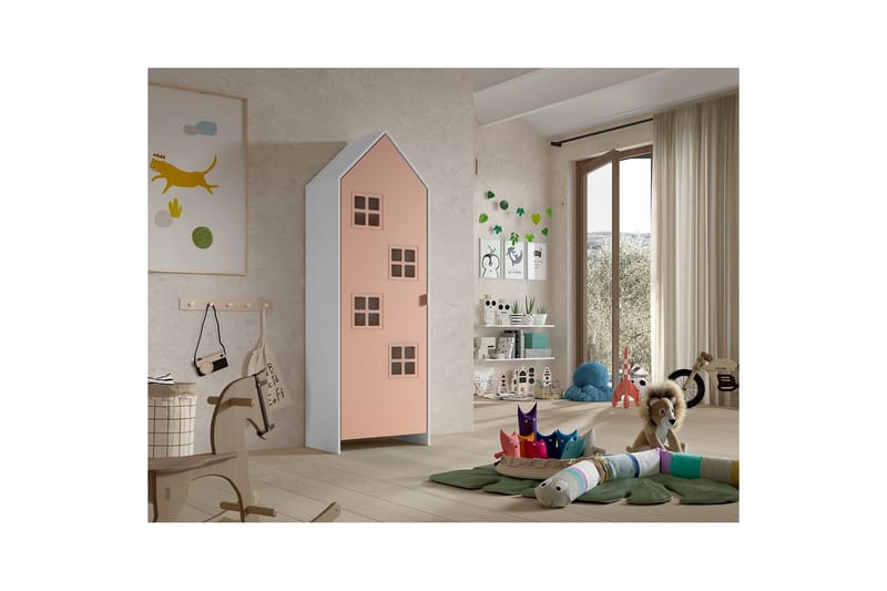 Garderob Casami Brygge Rosa - Rosa - Förvaring - Klädförvaring - Garderob & garderobssystem