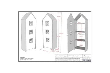 Garderob Casami Brygge Vit - Vit - Förvaring - Klädförvaring - Garderob & garderobssystem