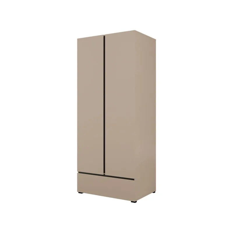 Garderob Cross S 2 dörrar 1 låda - Kongo - Förvaring - Klädförvaring - Garderob & garderobssystem