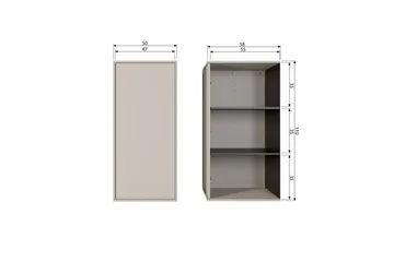 Garderob Dagligen 110x50 cm, Enkel dörr - 110x50 cm, Enkel dörr - Förvaring - Klädförvaring - Garderob & garderobssystem - Klädskåp & fristående garderob