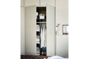 Garderob Dagligen 200x100 cm, Dubbeldörrar - 200x100 cm, Dubbeldörrar - Förvaring - Klädförvaring - Garderob & garderobssystem - Klädskåp & fristående garderob