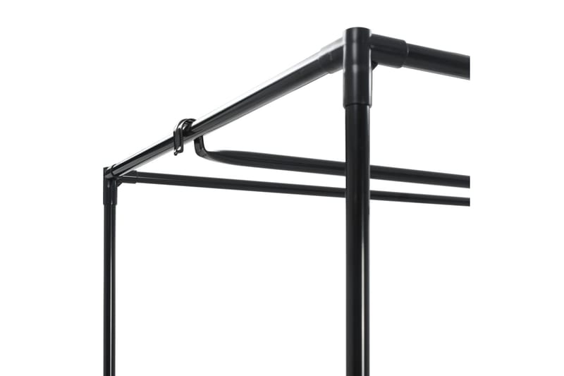 Garderob gräddvit 75x50x160 cm - Kräm - Förvaring - Klädförvaring - Garderob & garderobssystem