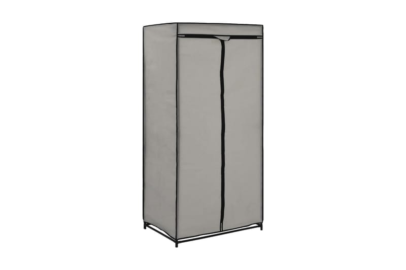 Garderob grå 75x50x160 cm - Grå - Resegarderob