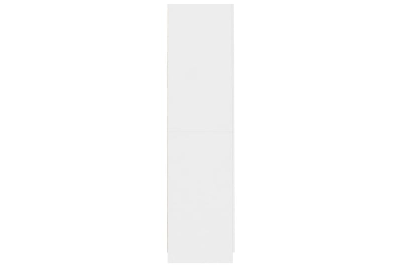 Garderob grå högglans 90x52x200 cm spånskiva - Grå - Förvaring - Klädförvaring - Garderob & garderobssystem