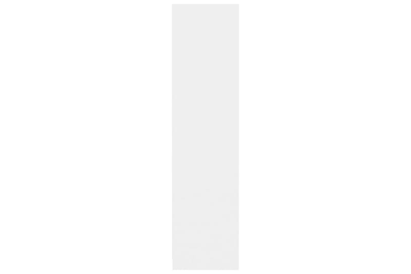 Garderob högglans vit 50x50x200 cm spånskiva - Vit - Förvaring - Klädförvaring - Garderob & garderobssystem