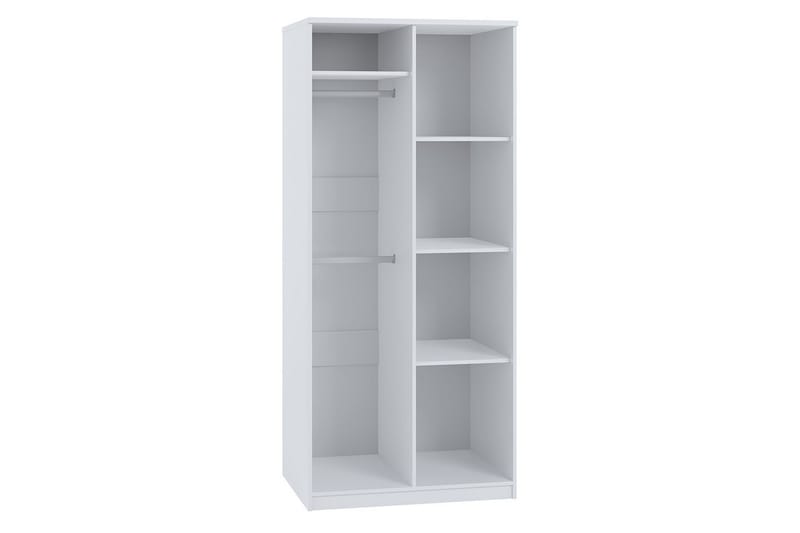 Garderob Julissa LED-belysning - Vit - Förvaring - Klädförvaring - Garderob & garderobssystem