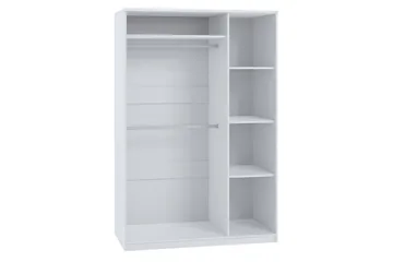 Garderob Julissa LED-belysning - Vit - Förvaring - Klädförvaring - Garderob & garderobssystem